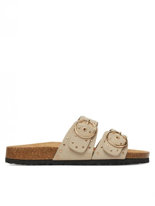 Obrázek produktu ONLY Shoes Nazouváky Onlmaxi-15 Pu Studs Buckle 15341190 Écru Krémová