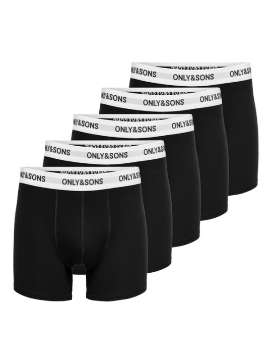 Obrázek produktu Only & Sons Boxerky 'Fitz'  černá / bílá