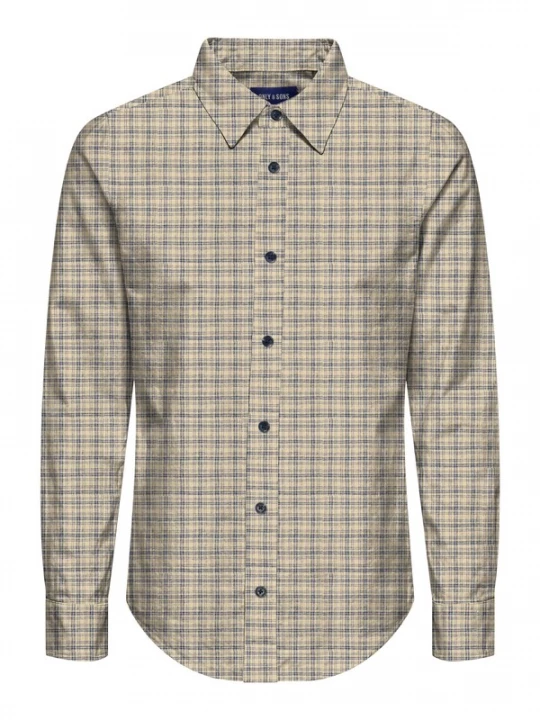 Obrázek produktu Only & Sons Junior Košile 'OSJGud Mund' marine modrá / šedobéžová