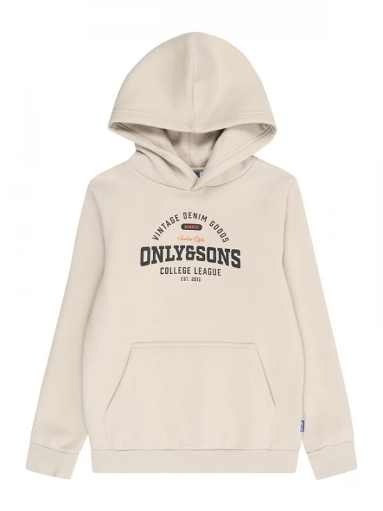 Obrázek produktu Only & Sons Junior Mikina 'OSJCERES'  stříbrně šedá / oranžová / černá