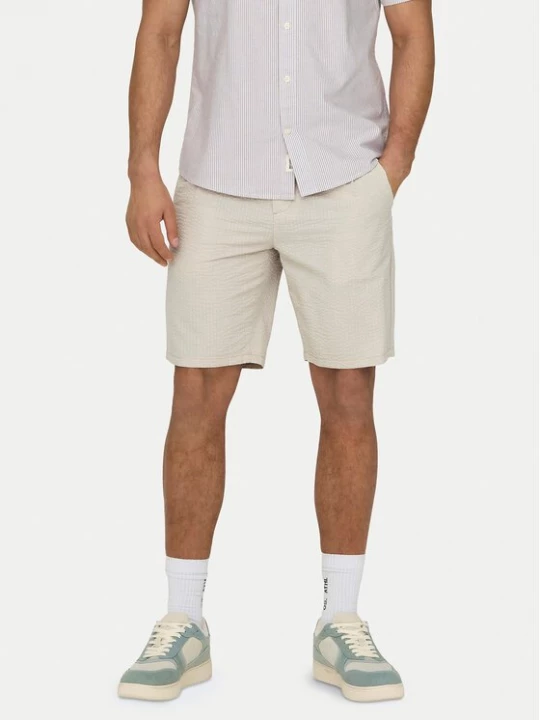 Obrázek produktu Only & Sons Šortky z materiálu Leo 22028301 Béžová Regular Fit