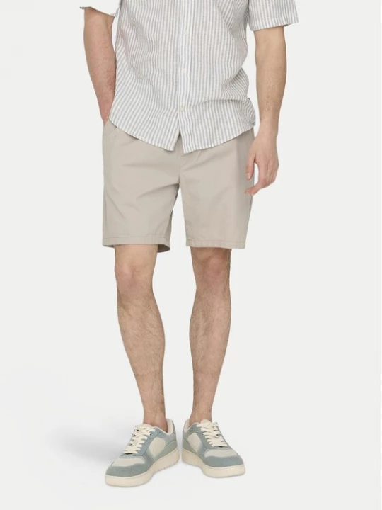Obrázek produktu Only & Sons Šortky z materiálu Tel 22027949 Béžová Regular Fit