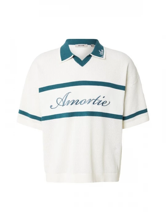 Obrázek produktu Only & Sons Svetr 'ONSACE LIFE' petrolejová / offwhite