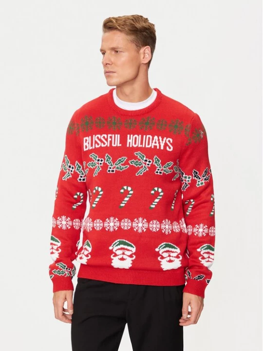 Obrázek produktu Only & Sons Svetr Xmas 22031171 Červená Regular Fit