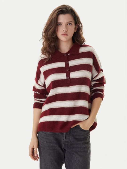Obrázek produktu ONLY Svetr Talio 15358606 Bordó Regular Fit