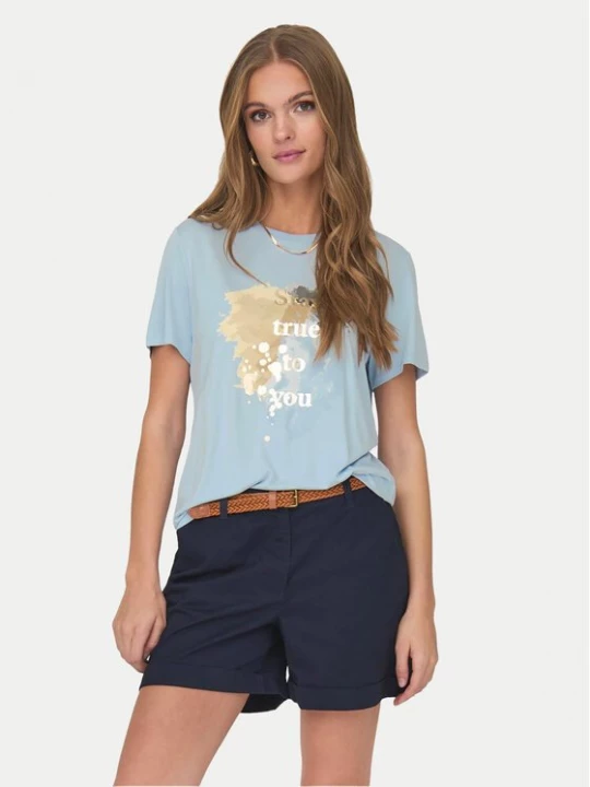 Obrázek produktu ONLY T-Shirt 15303212 Světle modrá Regular Fit