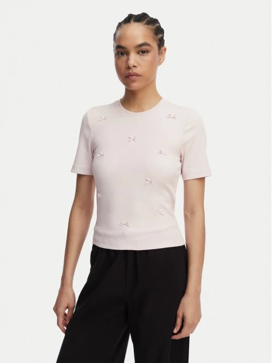Obrázek produktu ONLY T-Shirt Femke 15369336 Světle růžová Slim Fit
