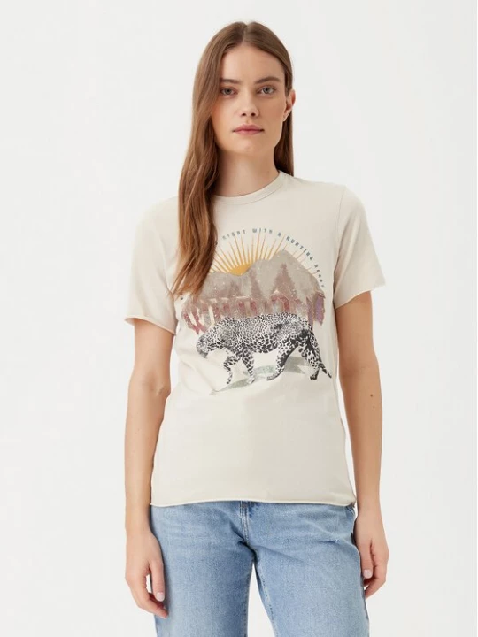 Obrázek produktu ONLY T-Shirt Lucy 15307412 Béžová Regular Fit