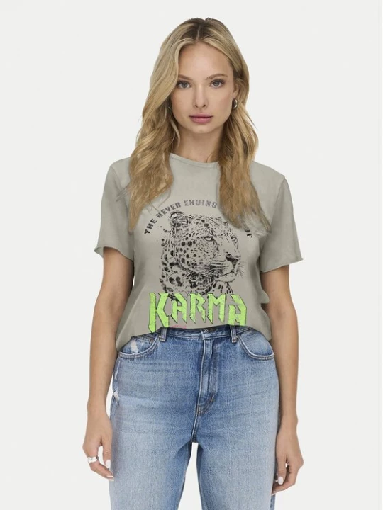 Obrázek produktu ONLY T-Shirt Lucy 15307412 Šedá Regular Fit