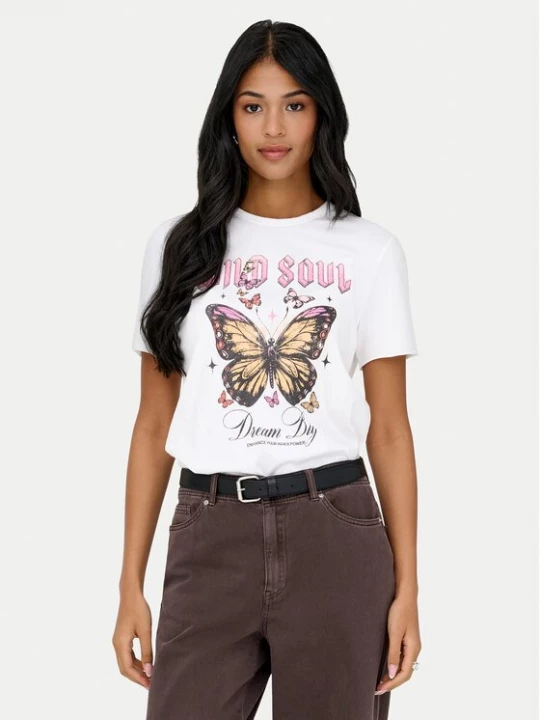 Obrázek produktu ONLY T-Shirt Lucy 15366031 Bílá Loose Fit