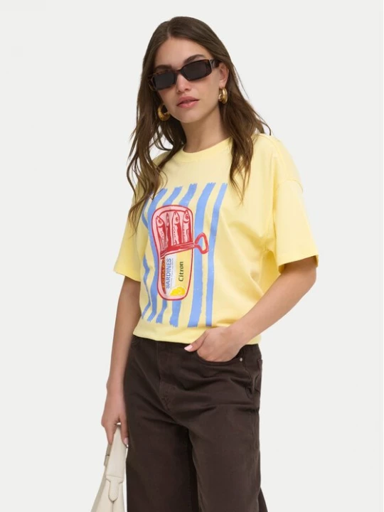 Obrázek produktu ONLY T-Shirt Vivvi 15346761 Světle žlutá Regular Fit