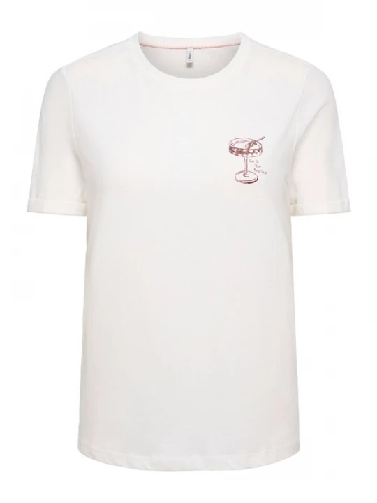 Obrázek produktu ONLY Tričko 'ONLKITA' bronzová / offwhite