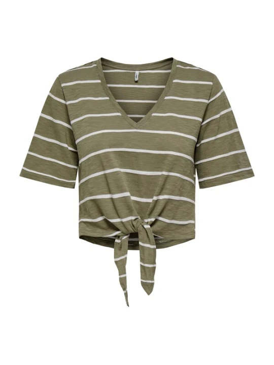 Obrázek produktu ONLY Tričko 'ONLSummer' khaki / bílá