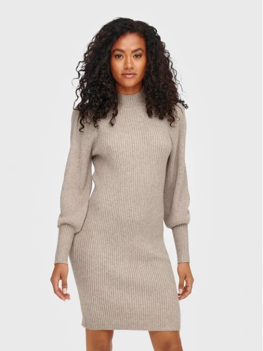 Obrázek produktu ONLY Úpletové šaty Katia 15232502 Béžová Comfort Fit