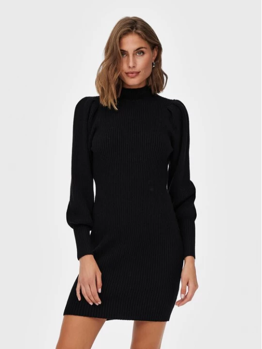 Obrázek produktu ONLY Úpletové šaty Katia 15232502 Černá Comfort Fit