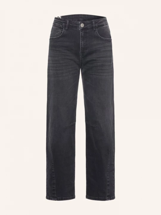Obrázek produktu Opus Džíny Barrel Lissie Boldy 70393 dark grey