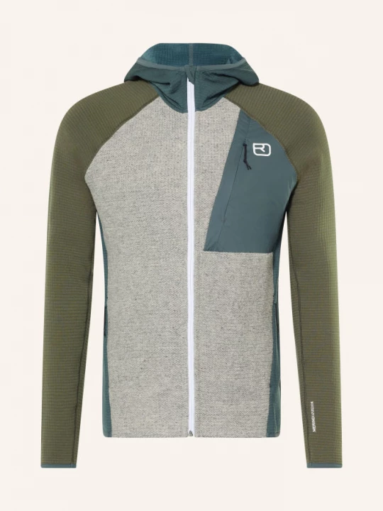 Obrázek produktu Ortovox Fleecová Mikina Gp Classic Knit šedá / khaki / tmavě modrá