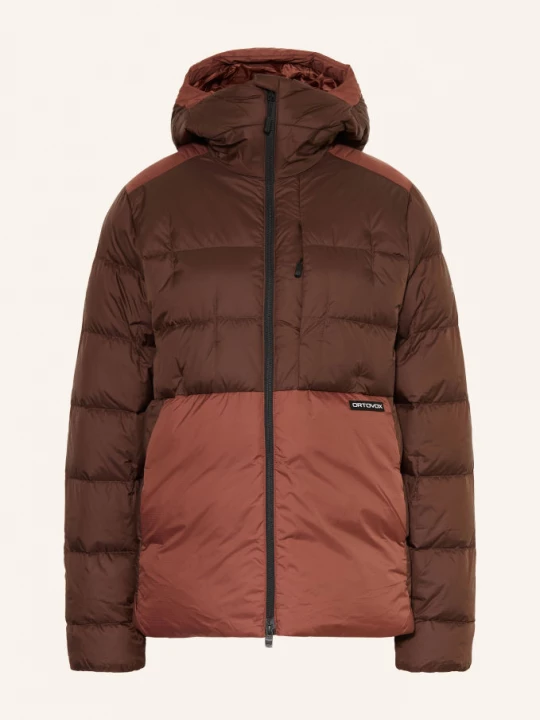 Obrázek produktu Ortovox Péřové Bundy Downwool 270 tmavě červená / tmavě hnědá