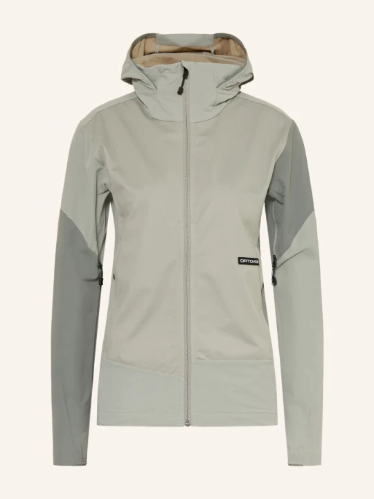 Obrázek produktu Ortovox Softshell Bunda Ortler světle zelená / šedá