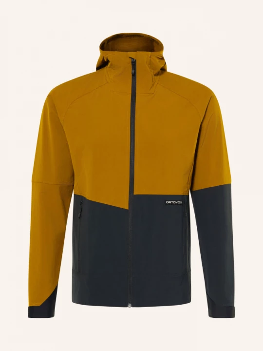 Obrázek produktu Ortovox Softshell Bunda Venet Hooded velbloudí / tmavě šedá