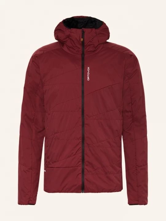 Obrázek produktu Ortovox Prošívaná Bunda Swisswool Piz Duan Jacket tmavě červená