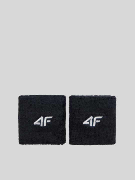 Obrázek produktu Tenisové potítka na zápěstí (2-pack) - černé 4F