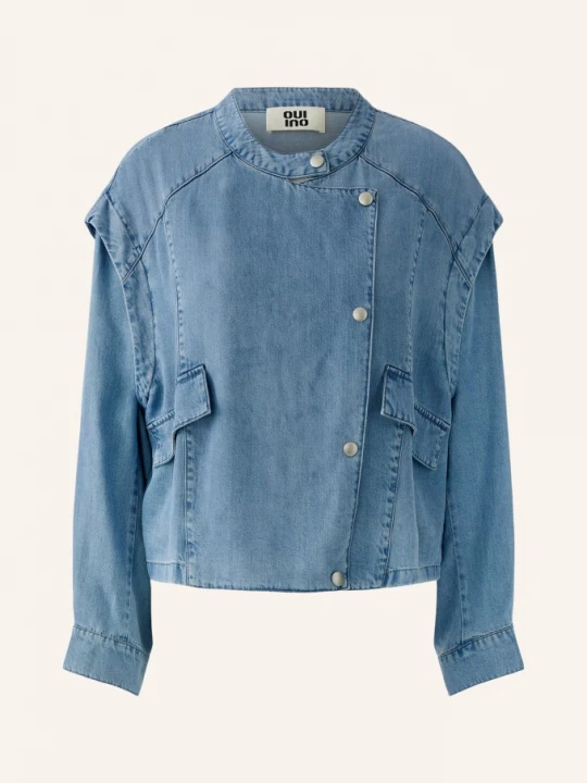 Obrázek produktu Oui Bunda V Džínovém Stylu 5500 darkblue denim