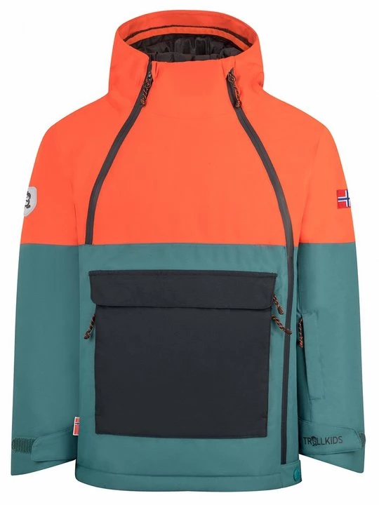 Obrázek produktu Outdoorová bunda Trollkids petrolejová