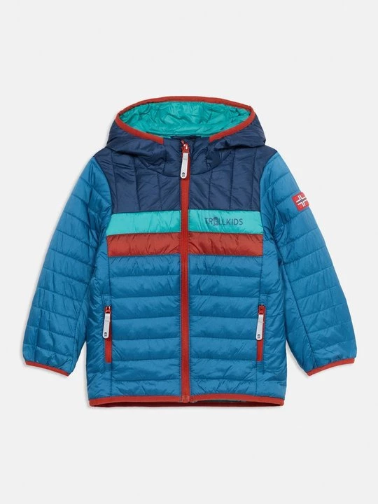 Obrázek produktu Outdoorová bunda Trollkids petrolejová