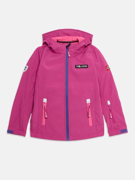 Obrázek produktu Outdoorová bunda Trollkids tmavě fialová