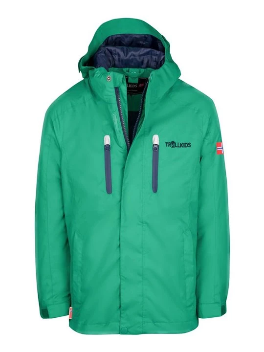 Obrázek produktu Outdoorová bunda Trollkids zelená