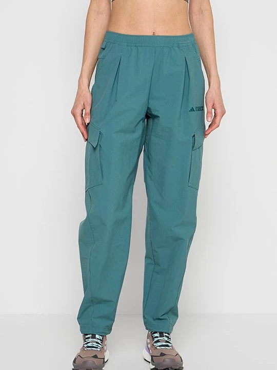 Obrázek produktu Outdoorové kalhoty Adidas Terrex petrolejová
