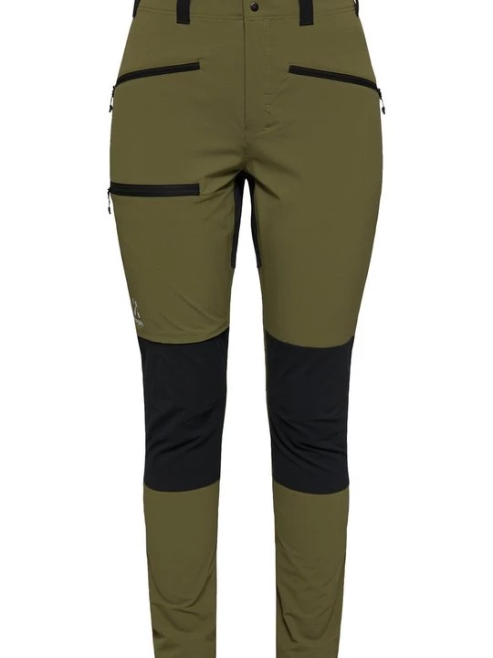 Obrázek produktu Outdoorové kalhoty Haglöfs melírovaná tmavě zelená