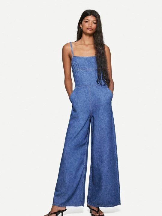 Obrázek produktu Overal Bershka světlemodrý denim