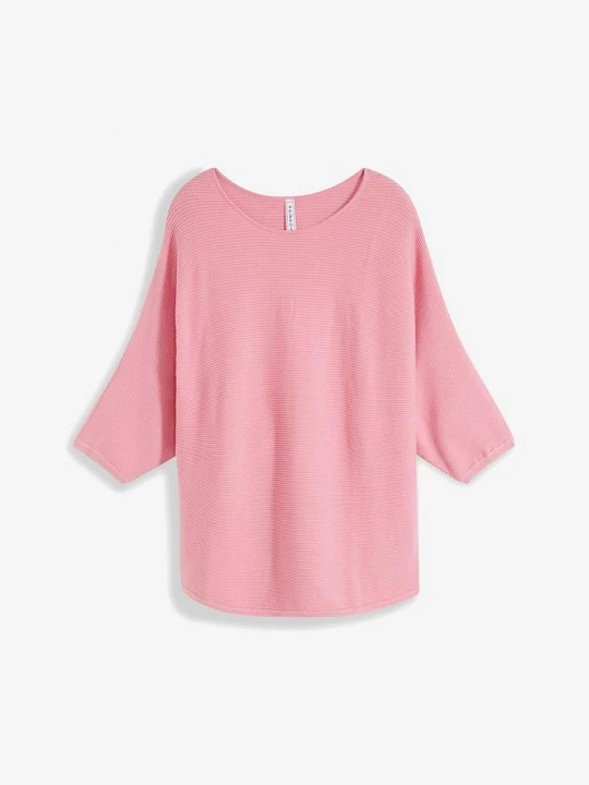 Obrázek produktu Oversize žebrovaný svetr ze směsi s viskózou BonPrix