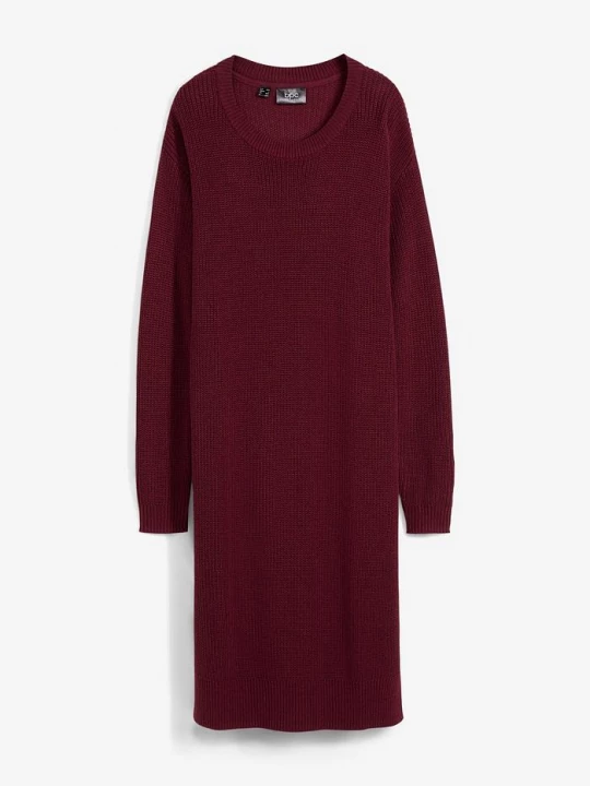 Obrázek produktu Oversized pletené šaty z žebrového materiálu BonPrix