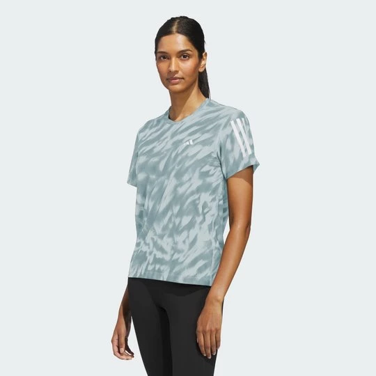 Obrázek produktu Own The Run Allover Print T-Shirt Adidas modrá