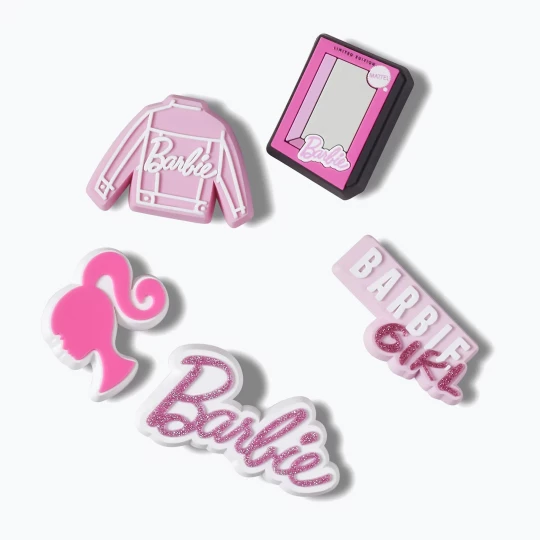 Obrázek produktu Ozdoba na boty Crocs Jibbitz™ Barbie 5 ks. Růžová