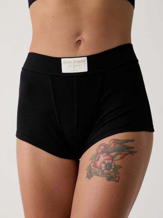 Obrázek produktu Palm Angels boxerky dámské bavlněné s elastanem černá