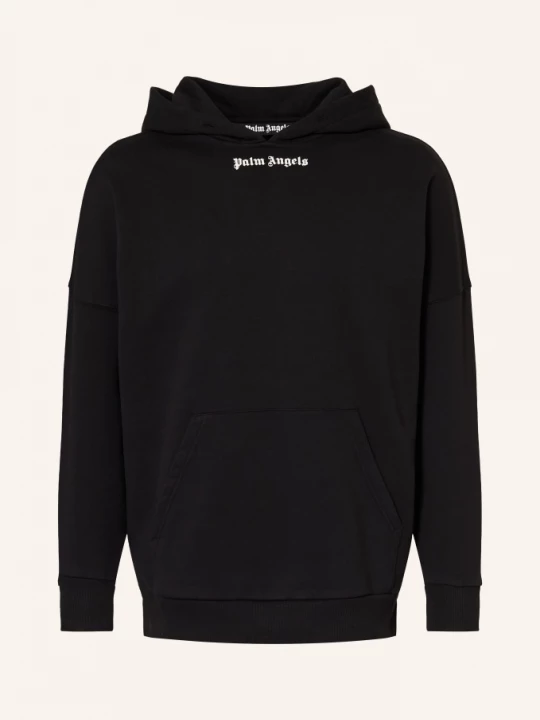 Obrázek produktu Palm Angels Mikina S Kapucí V Oversized Střihu černá / bílá