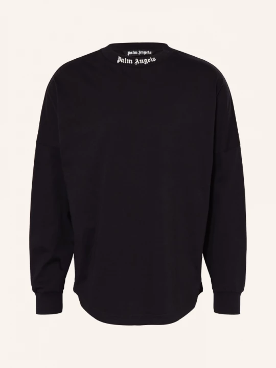 Obrázek produktu Palm Angels Oversized Tričko S Dlouhým Rukávem černá / bílá