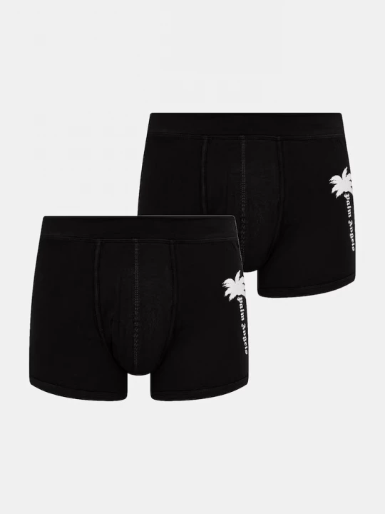 Obrázek produktu Palm Angels přiléhavé boxerky pánské bavlněné s elastanem 2-pack černá