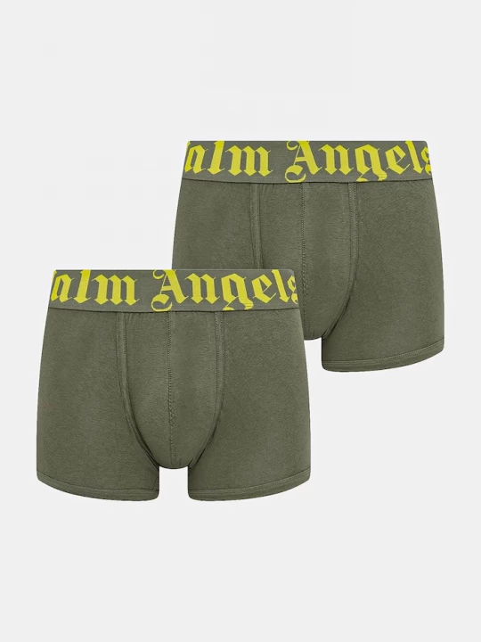Obrázek produktu Palm Angels přiléhavé boxerky pánské s bavlnou 2-pack zelená