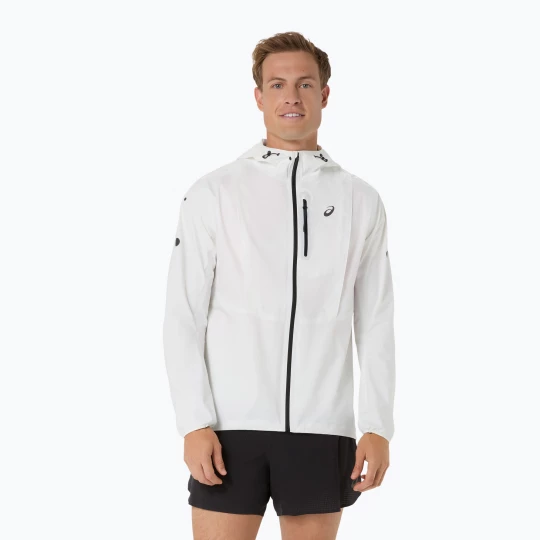 Obrázek produktu Pánská běžecká bunda ASICS Fujitrail Elite Waterproof Jacket cream Béžová