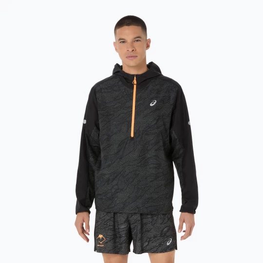 Obrázek produktu Pánská běžecká bunda ASICS Fujitrail Packable Windbreaker performance black