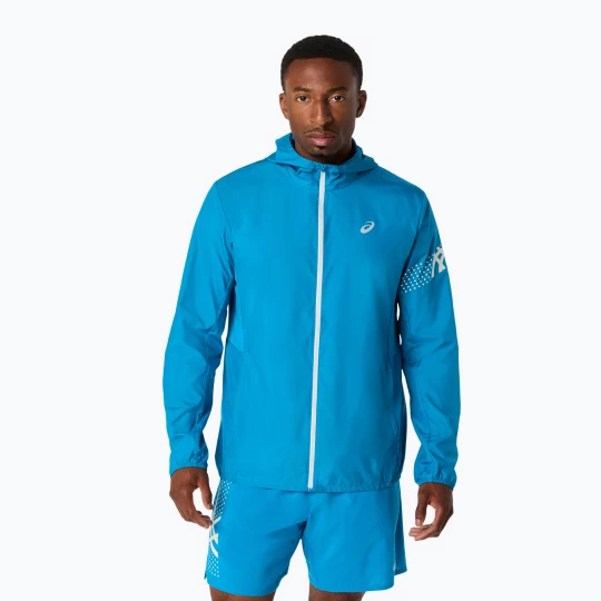 Obrázek produktu Pánská běžecká bunda ASICS Icon Aegean Blue / Cream
