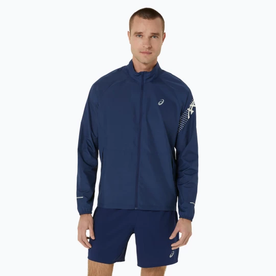 Obrázek produktu Pánská běžecká bunda ASICS Icon blue expanse / birch Námořnická modř