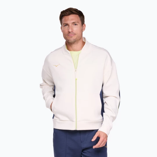 Obrázek produktu Pánská běžecká bunda HOKA Kaitoro Knit alabaster / versity navy Bílá