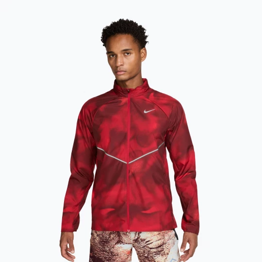 Obrázek produktu Pánská běžecká bunda Nike Miler light crimson / tough red oranžová