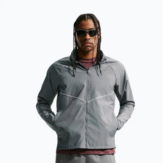 Obrázek produktu Pánská běžecká bunda Nike Miler Repel UV smoke grey / smoke grey